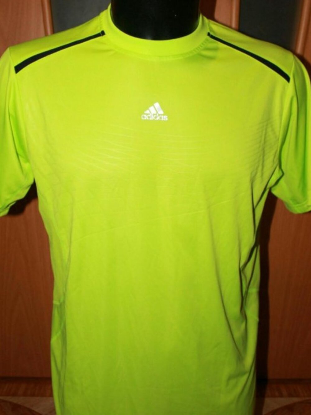 Adidas Neon Green Athletic T-Shirt